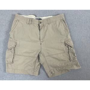 Polo Ralph Lauren Cargo Shorts Utility Heavy Weight‎ Cotton Khaki Men Sz 40 VTG